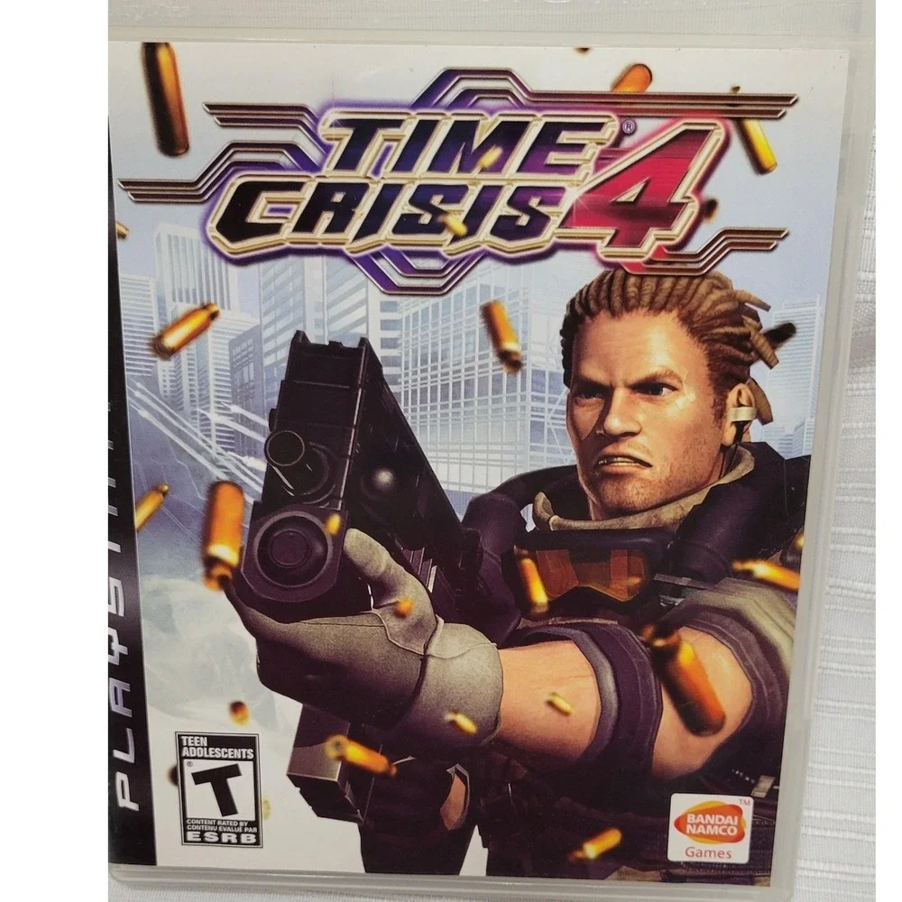 Time Crisis 4 Sony PlayStation 3 PS3 Bandai Namco Arcade Shooter Game CIB